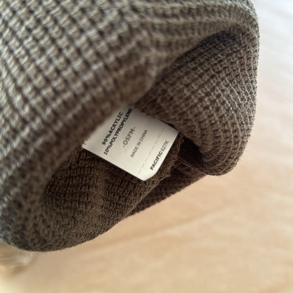 Flower Patch Gray/Green Beanie - image 4